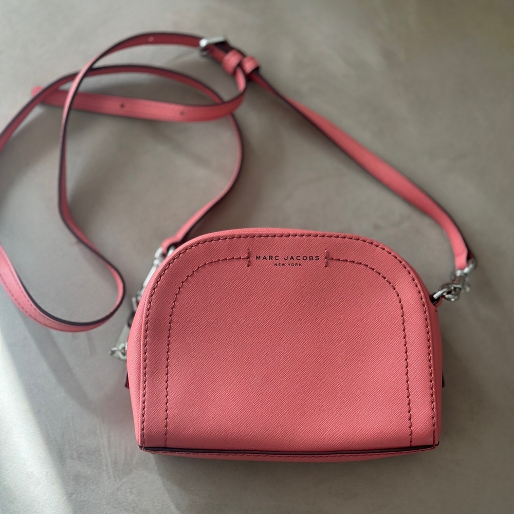 Marc Jacobs New York Pink Leather Crossbody Bag